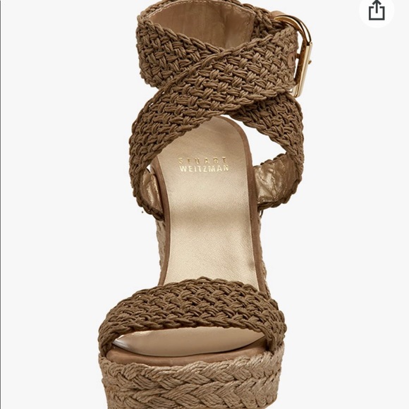 Stuart Weitzman Alex Crochet Wedges, Size 7.5 - Picture 2 of 9